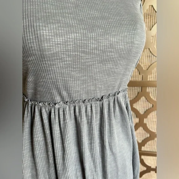 NWOT | Ribbed grey Dress | M - Picture 2 of 7